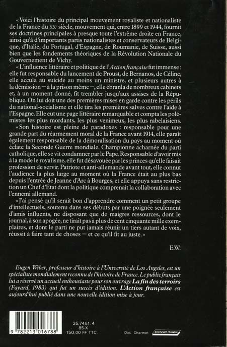 Produktbild: L'Action fran&ccedil;aise