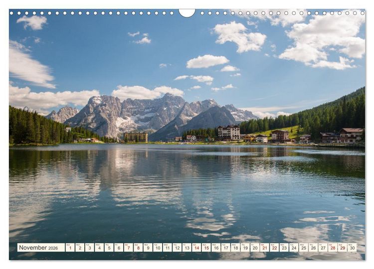 Produktbild: A JOURNEY ON THE DOLOMITES (Wall Calendar 2026 DIN A3 landscape), CALVENDO 12 Month Wall Calendar