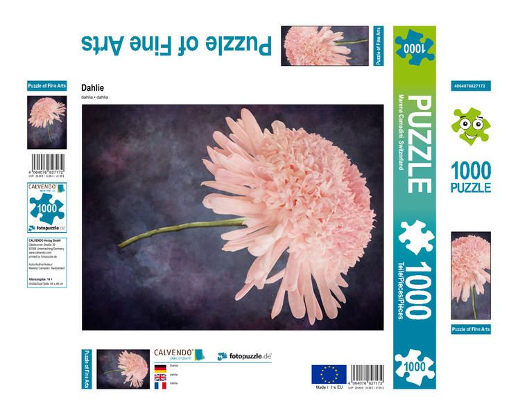 Produktbild: CALVENDO Puzzle Dahlie | 1000 Teile Lege-Gr&ouml;&szlig;e 64x48cm Foto-Puzzle f&uuml;r gl&uuml;ckliche Stunden