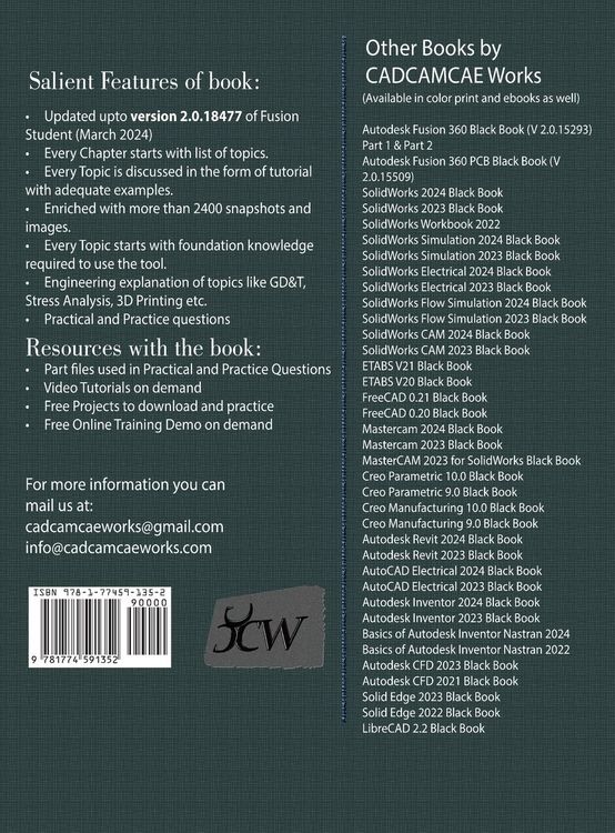 Produktbild: Autodesk Fusion 360 Black Book (V 2.0.18477) Part II