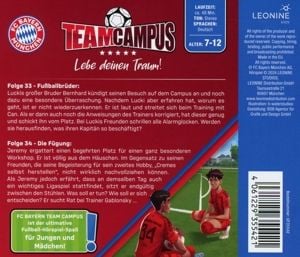 Produktbild: FC Bayern Team Campus (Fu&szlig;ball) (CD 17)
