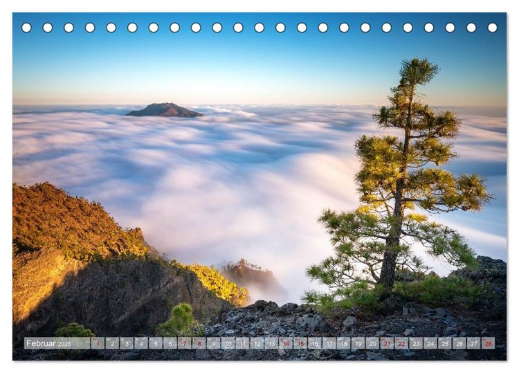 Produktbild: Kanarisch Wild - La Palma (Tischkalender 2026 DIN A5 quer), CALVENDO Monatskalender