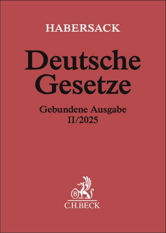 Bild vom Artikel Deutsche Gesetze Gebundene Ausgabe II/2025 vom Autor Mathias Habersack