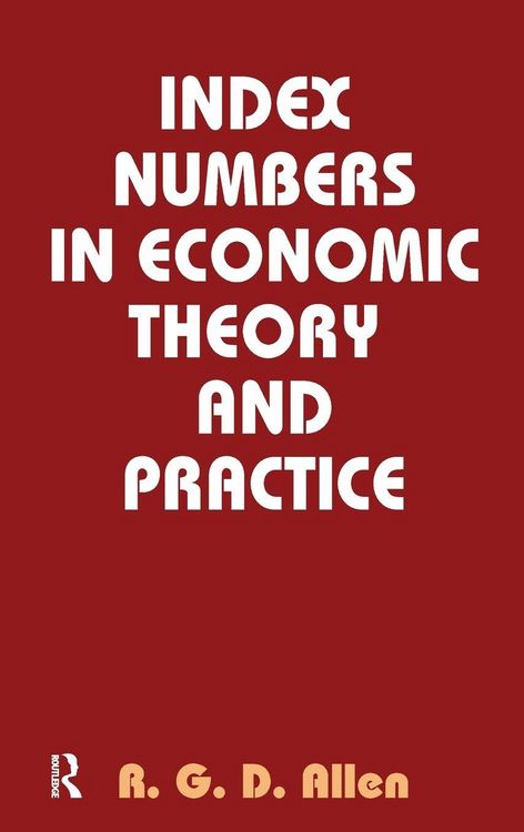 Produktbild: Index Numbers in Economic Theory and Practice