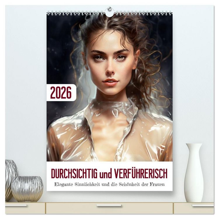 Produktbild: Durchsichtig und verf&uuml;hrerisch (hochwertiger Premium Wandkalender 2026 DIN A2 hoch), Kunstdruck in Hochglanz