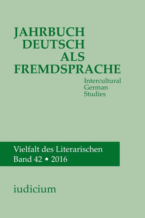 Produktbild: Jahrbuch DAF Intercultural German Stud. 42/2016