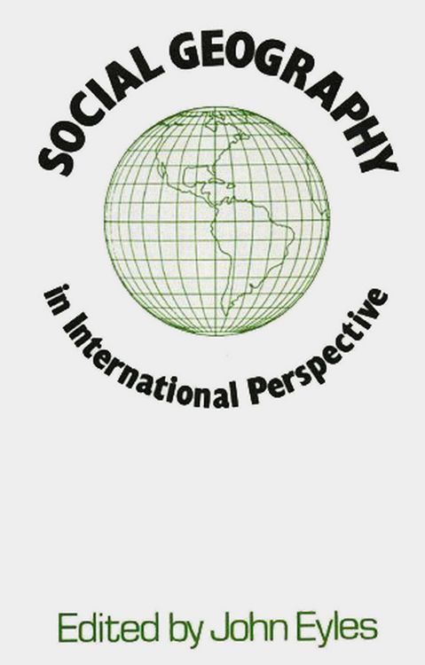 Produktbild: Social Geography in International Perspective