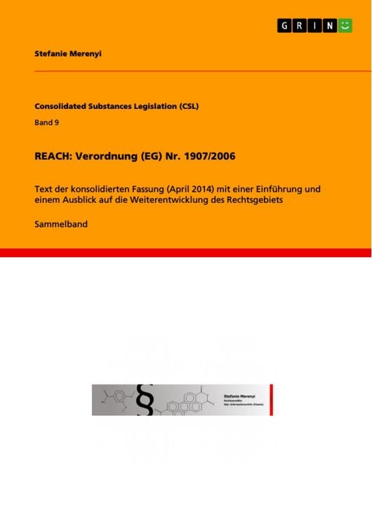 Produktbild: REACH: Verordnung (EG) Nr. 1907/2006