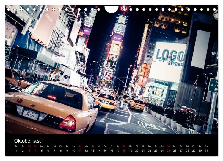 Produktbild: New York (Wandkalender 2026 DIN A4 quer), CALVENDO Monatskalender