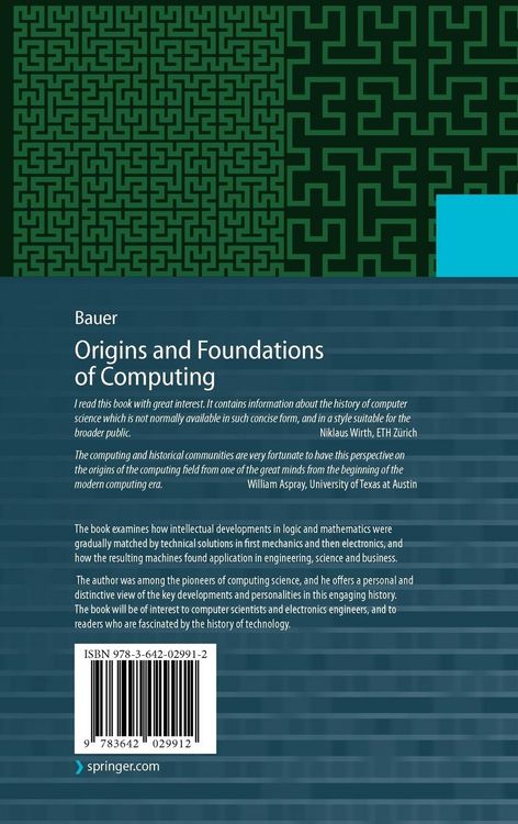 Produktbild: Origins and Foundations of Computing