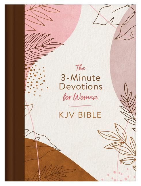 Produktbild: 3-Minute Devotions for Women KJV Bible [Rose & Copper Florets]