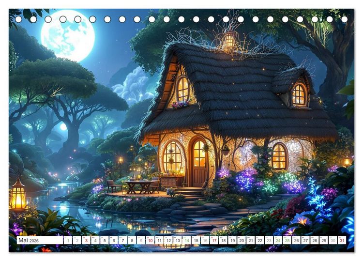 Produktbild: Futuristisches Landleben (Tischkalender 2026 DIN A5 quer), CALVENDO Monatskalender