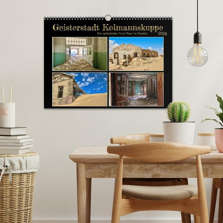 Produktbild: Geisterstadt Kolmannskuppe (Wandkalender 2026 DIN A3 quer), CALVENDO Monatskalender