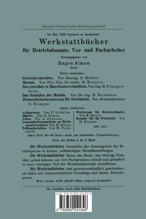 Produktbild: Die Entwicklungsgrundz&uuml;ge der industriellen spanabhebenden Metallbearbeitungstechnik im 18. und 19. Jahrhundert
