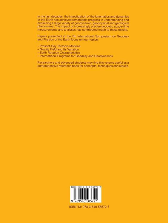 Produktbild: Geodesy and Physics of the Earth