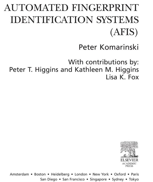 Produktbild: Automated Fingerprint Identification Systems (AFIS)