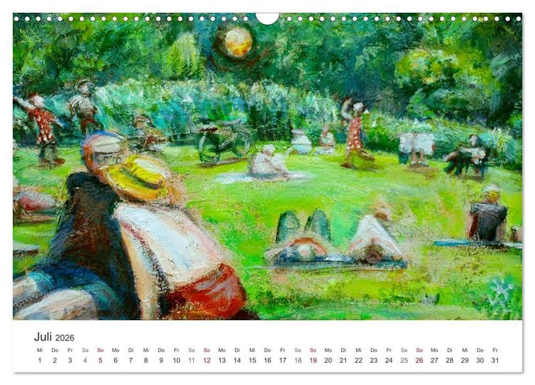 Produktbild: Berlin erlebt und gemalt - Ren&eacute;e K&ouml;nig (Wandkalender 2026 DIN A3 quer), CALVENDO Monatskalender