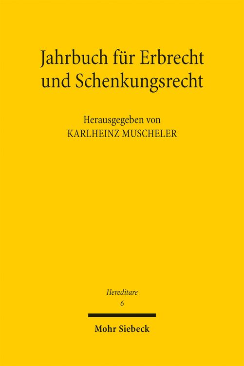 Produktbild: Hereditare - Jahrbuch f&uuml;r Erbrecht und Schenkungsrecht