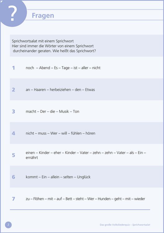 Produktbild: Sprichwortsalat