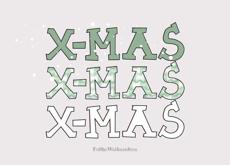 Produktbild: 25 handgemachte Weihnachtskarten Teil 1