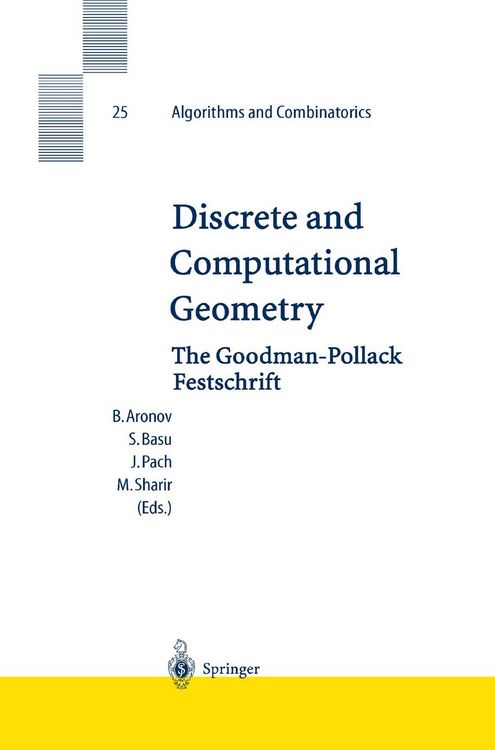 Produktbild: Discrete and Computational Geometry