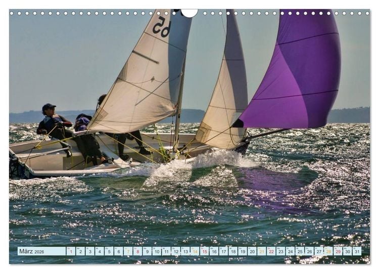 Produktbild: Segeln, Freiheit erleben (Wandkalender 2026 DIN A3 quer), CALVENDO Monatskalender