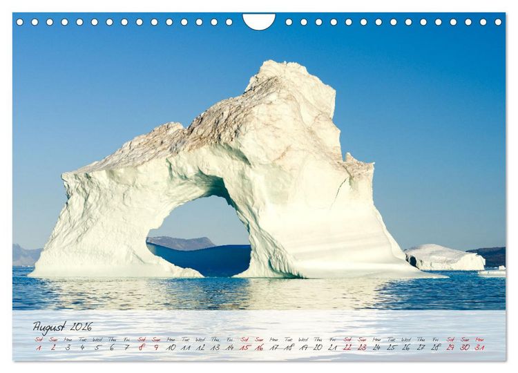 Produktbild: Greenland - Impressions of an Arctic Island (Wall Calendar 2026 DIN A4 landscape), CALVENDO 12 Month Wall Calendar