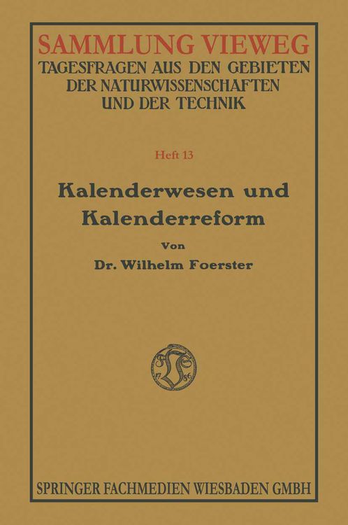 Produktbild: Kalenderwesen und Kalenderreform