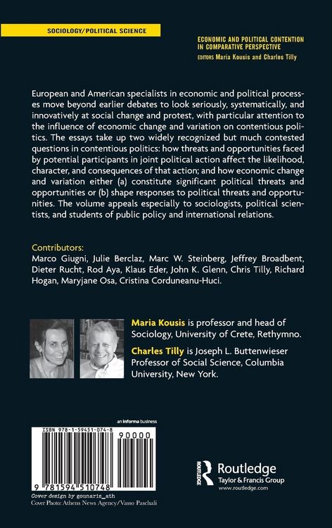 Produktbild: Economic and Political Contention in Comparative Perspective