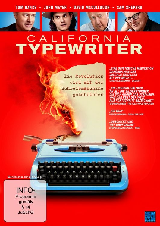 Produktbild: California Typewriter - Die Revolution wird mit der Schreibmaschine geschrieben