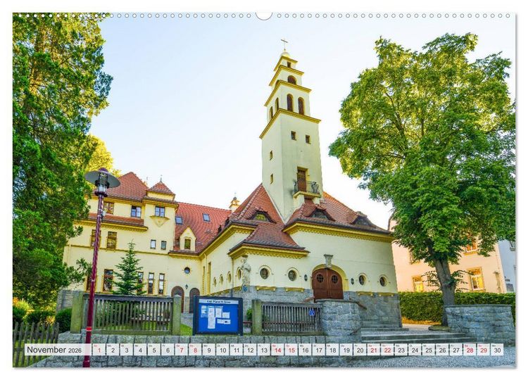 Produktbild: Bischofswerda Impressionen (hochwertiger Premium Wandkalender 2026 DIN A2 quer), Kunstdruck in Hochglanz