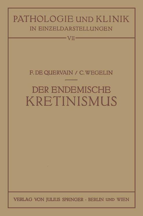 Produktbild: Der Endemische Kretinismus
