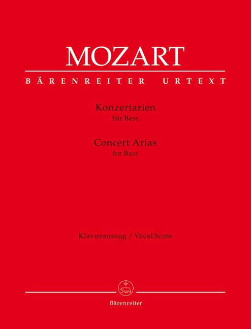 Produktbild: Mozart, W: Konzertarien f&uuml;r Bass