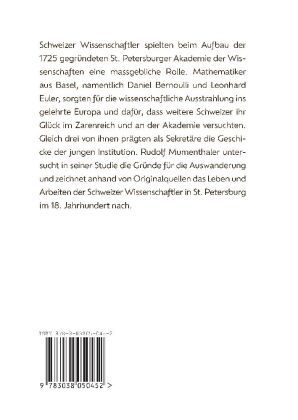 Produktbild: Schweizer Gelehrte an der St. Petersburger Akademie der Wissenschaften 1725-1825
