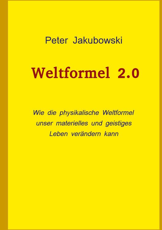 Produktbild: Weltformel 2.0