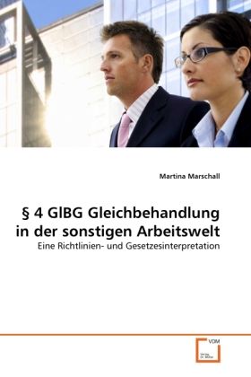 Produktbild: Marschall, M: &sect; 4 GlBG Gleichbehandlung in der sonstigen Arb