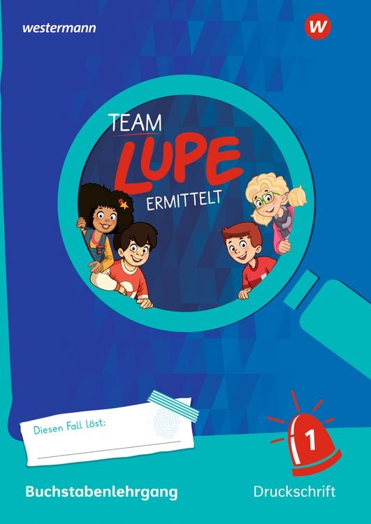 Produktbild: TEAM LUPE ERMITTELT - Übungshefte. Buchstabenlehrgang Druckschrift