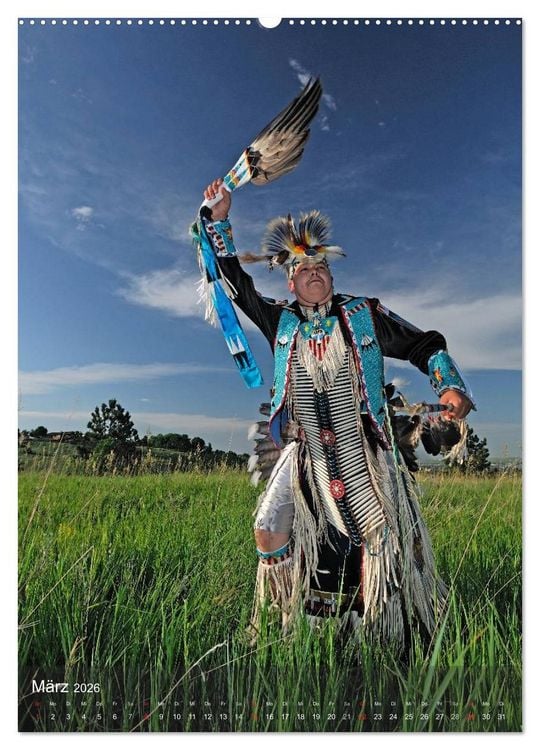 Produktbild: INDIANER Portrait Collection 2 (Wandkalender 2026 DIN A2 hoch), CALVENDO Monatskalender