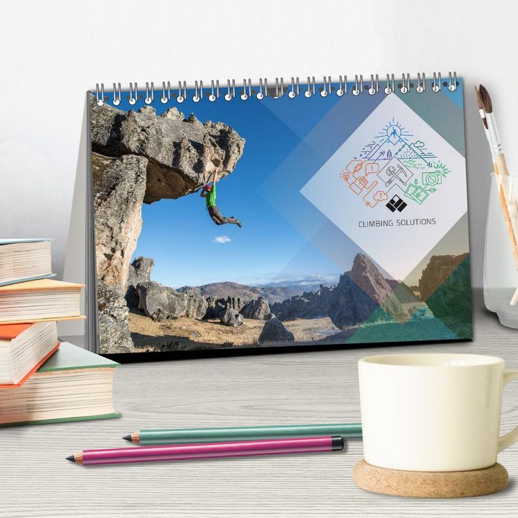 Produktbild: Climbing Solutions - Bergsport weltweit (Tischkalender 2026 DIN A5 quer), CALVENDO Monatskalender