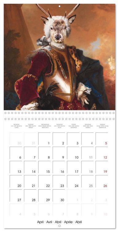 Produktbild: Aristocrat Animals (Wall Calendar 2026 12 &times; 12 Inch) CALVENDO 12 Month Wall Calendar