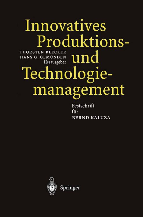 Produktbild: Innovatives Produktions-und Technologiemanagement