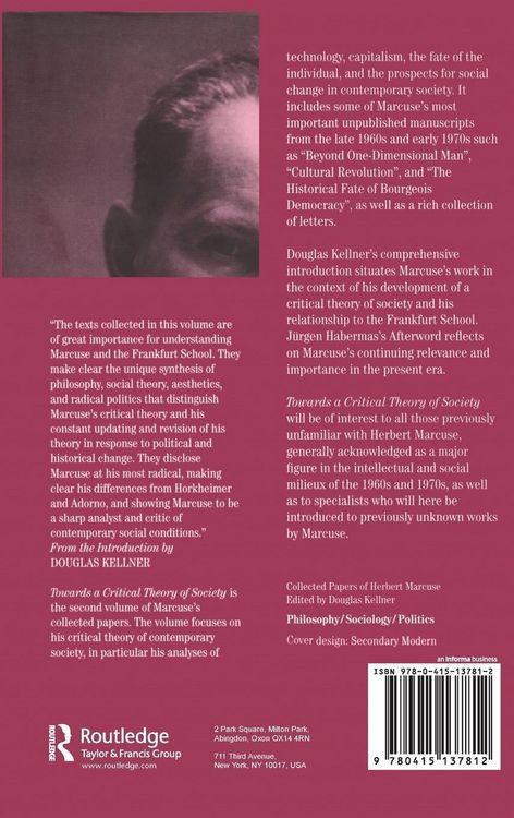 Produktbild: Towards a Critical Theory of Society