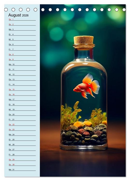 Produktbild: Voll die Flasche (Tischkalender 2026 DIN A5 hoch), CALVENDO Monatskalender