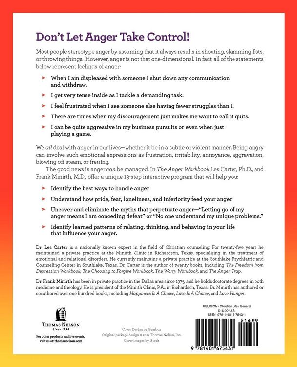 Produktbild: The Anger Workbook