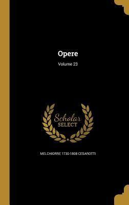 Produktbild: Opere; Volume 23