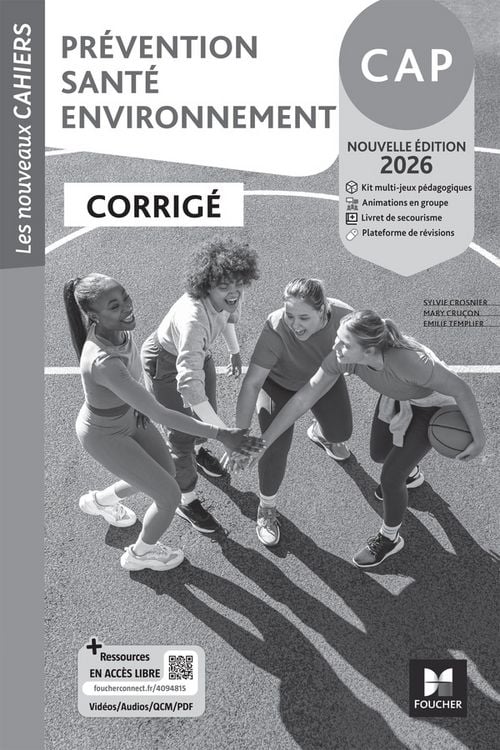 Produktbild: Les Nouveaux Cahiers - Pr&eacute;vention Sant&eacute; Environnement (PSE) - CAP - Ed. 2026 - Corrig&eacute;