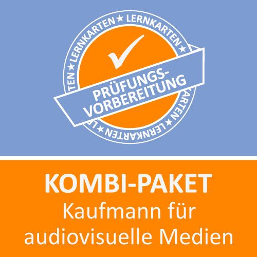 Produktbild: Kombi-Paket Kaufmann f&uuml;r audiovisuelle Medien Lernkarten