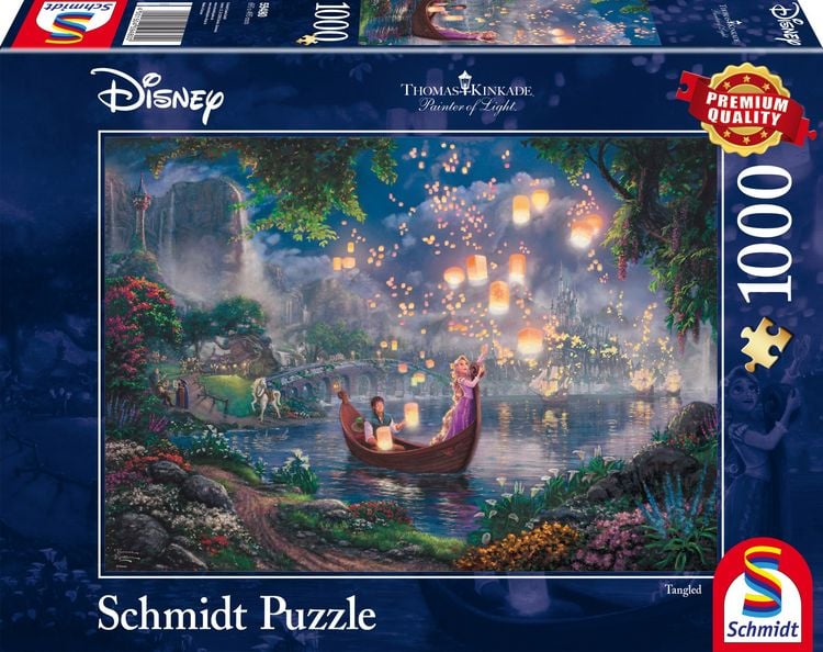 Produktbild: Puzzle Schmidt Spiele 59480 Thomas Kinkade Disney Rapunzel1000 Teile