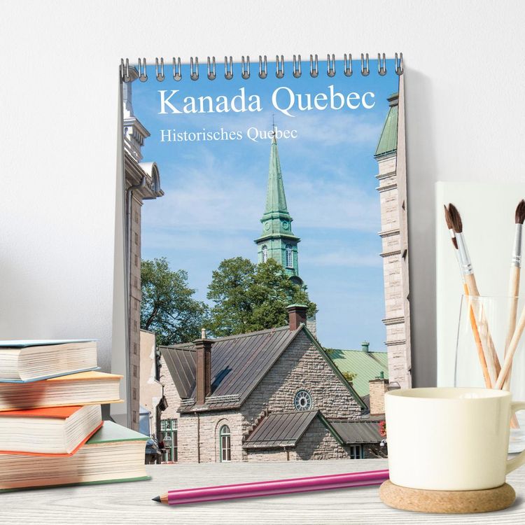 Produktbild: Kanada Quebec - Historisches Quebec (Tischkalender 2026 DIN A5 hoch), CALVENDO Monatskalender