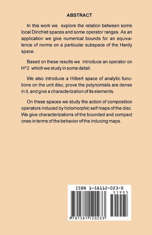Produktbild: Some Notes on the Theory of Hilbert Spaces of Analytic Functions of the Unit Disc